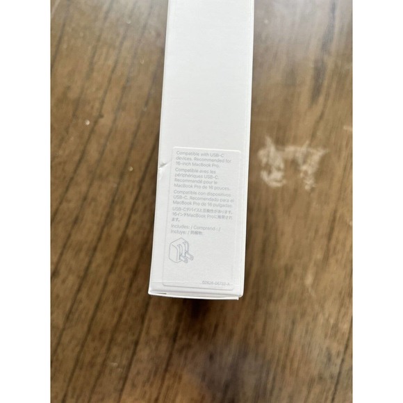 NEW! Genuine Apple - 96W USB-C Power Adapter - White MX0J2AM/A Adapter O… - Picture 5 of 5